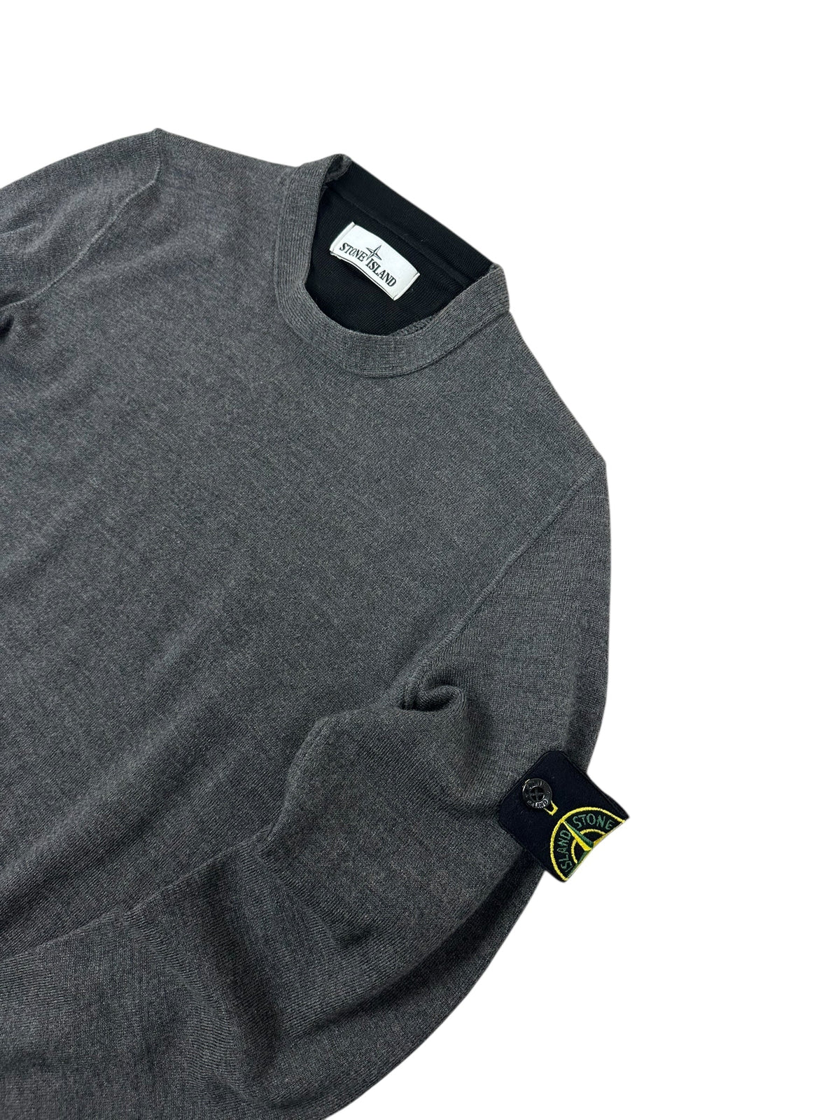 Pull Stone Island gris taille S - Détail
