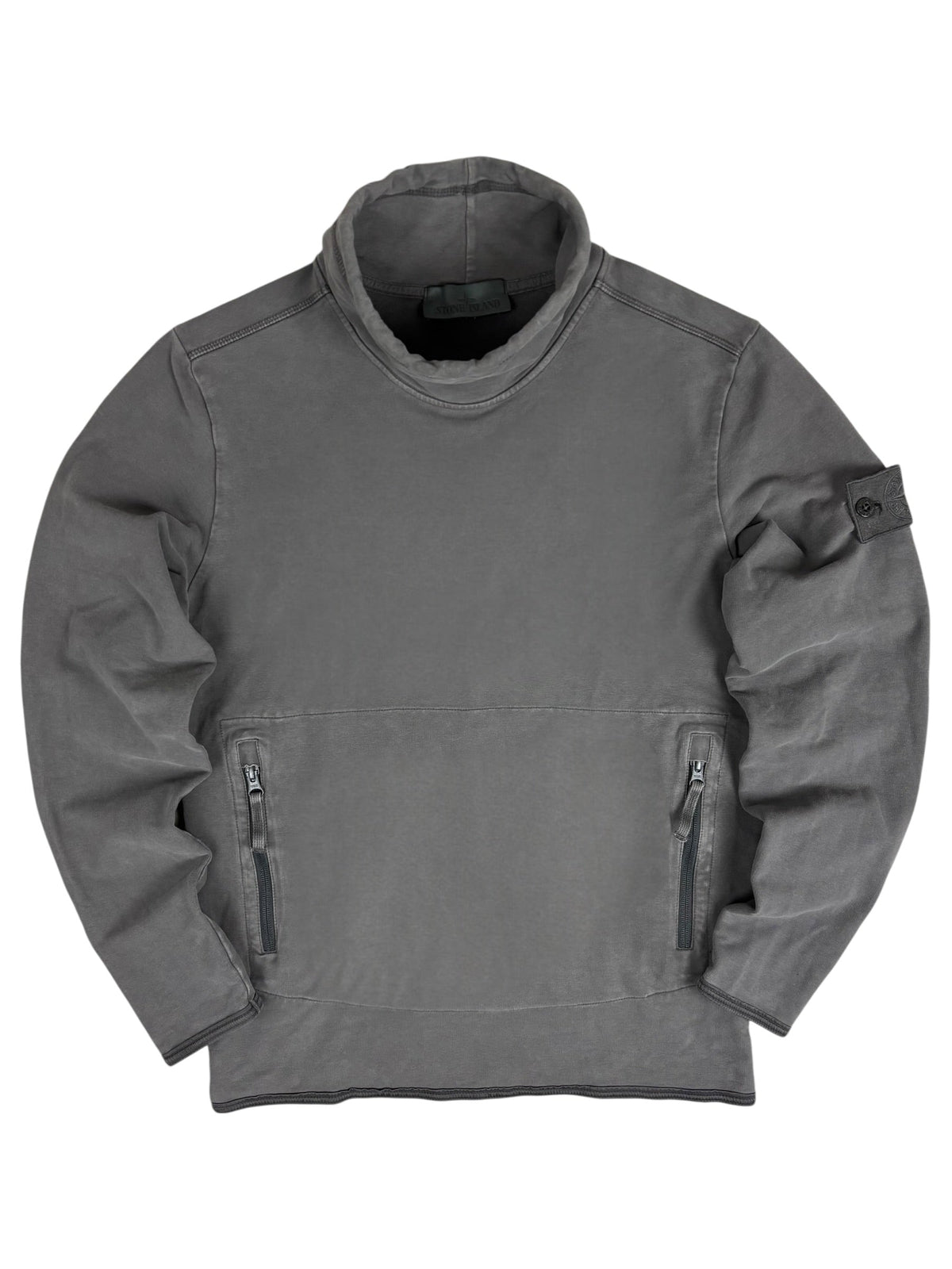 Pull Stone Island gris taille S - Vue de face