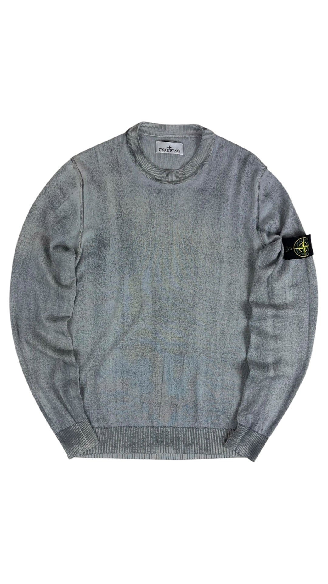Pull Stone Island gris taille S - Vue de face