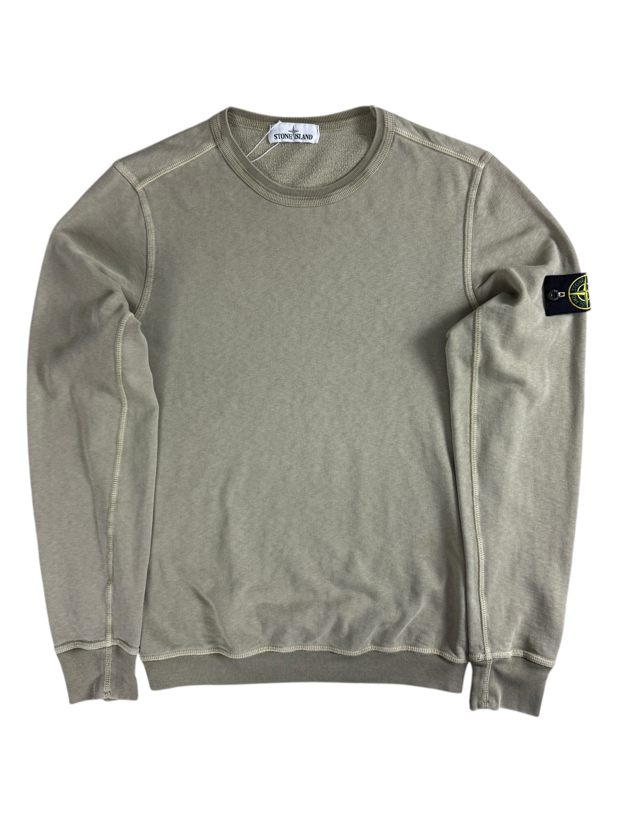 Pull Stone Island kaki taille M - Vue de face