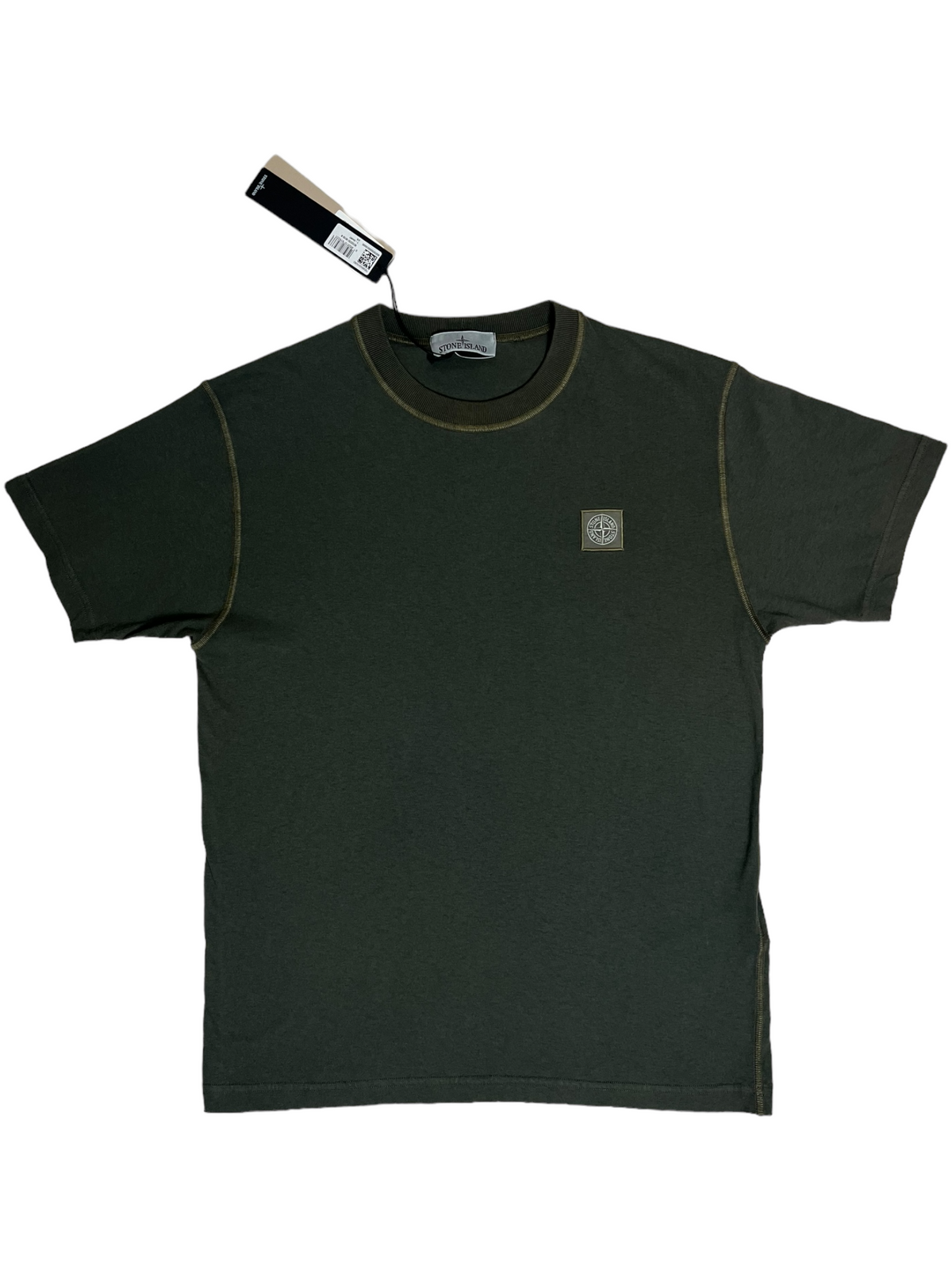Pull Stone Island kaki taille M - Vue de face