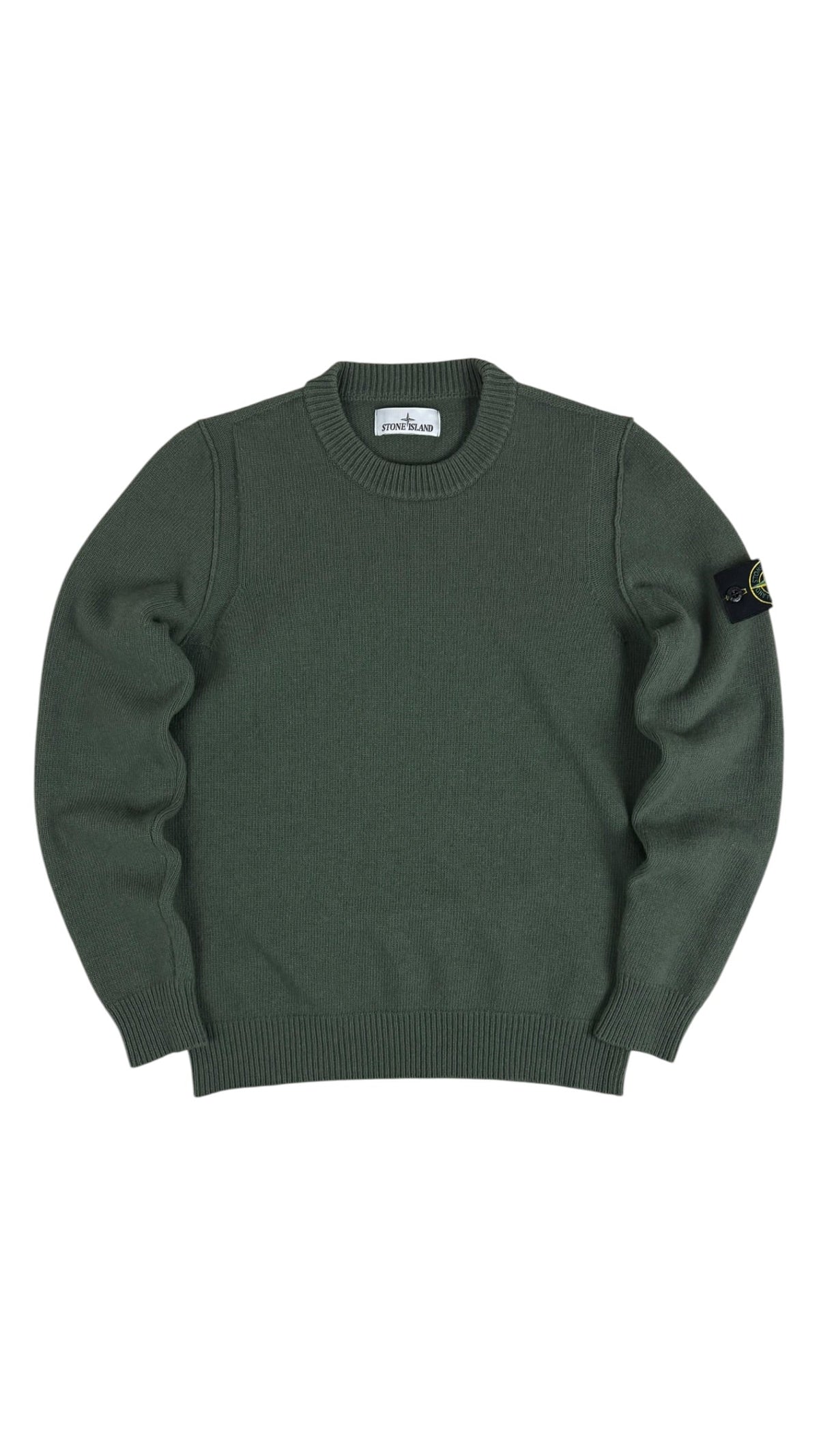 Pull Stone Island kaki taille S - Vue de face