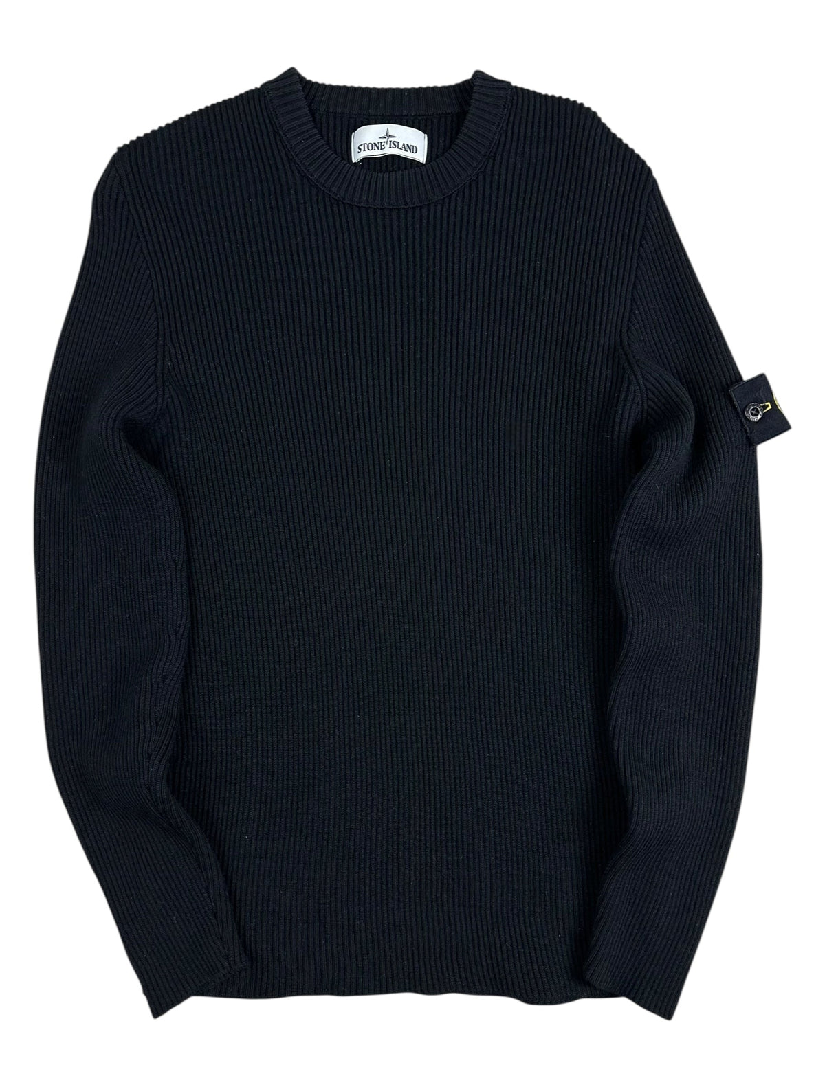 Pull Stone Island noir taille L - Vue de face