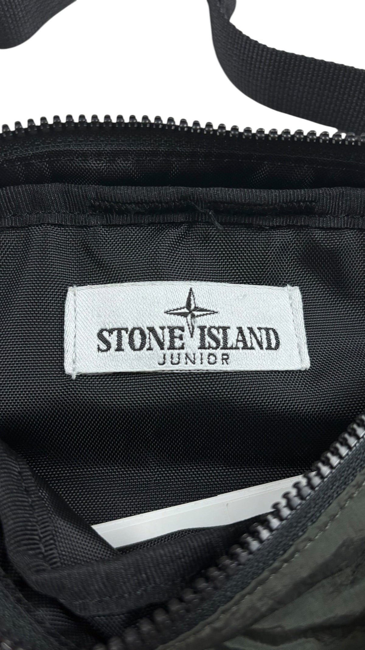 Sacoche Stone Island kaki taille JUNIOR - Détail