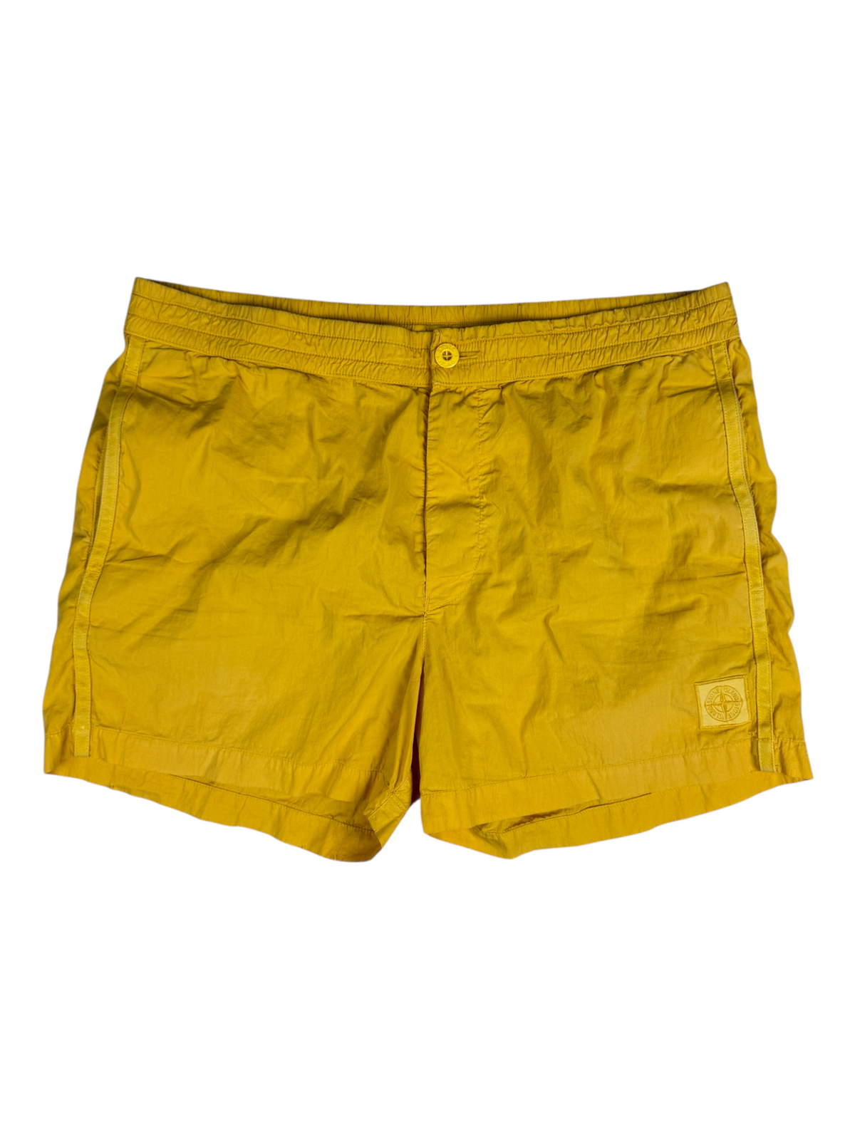 Short Stone Island jaune taille M - Vue de face
