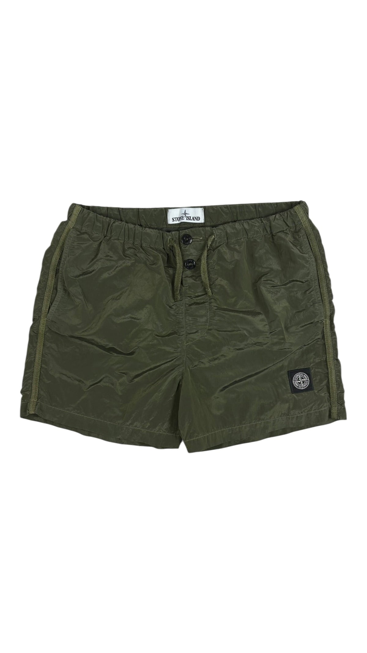 Short Stone Island kaki taille S - Vue de face
