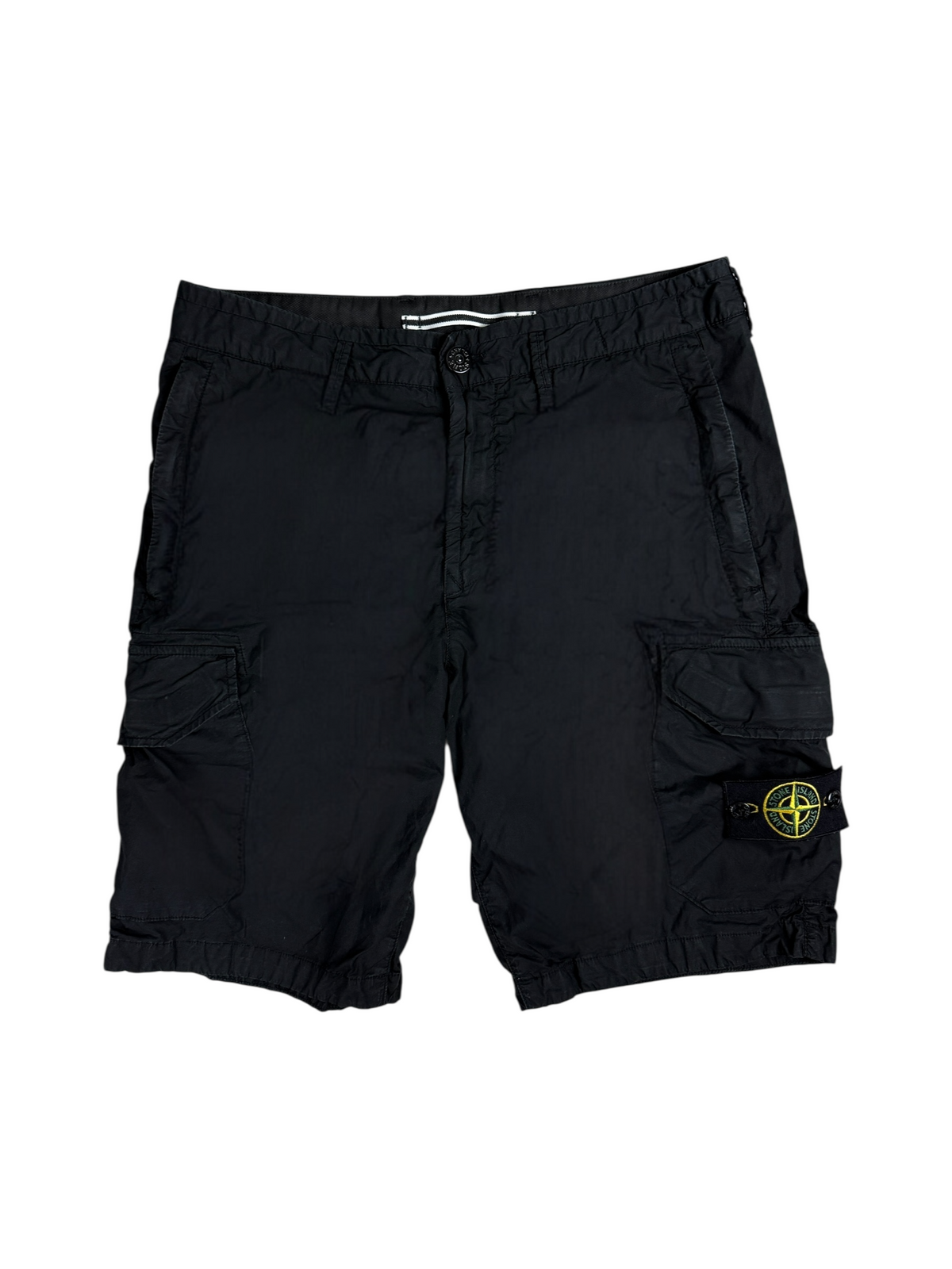Short Stone Island noir taille W30 - Vue de face