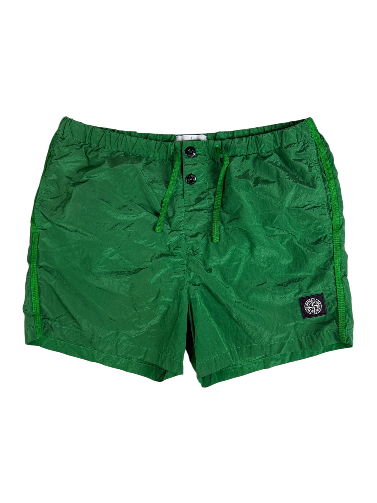 Short Stone Island vert taille L - Vue de face