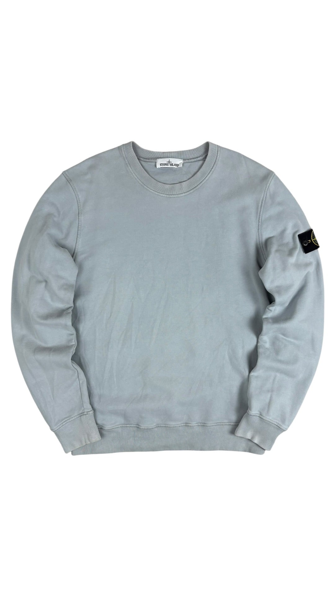 Sweat Stone Island bleu taille L - Vue de face