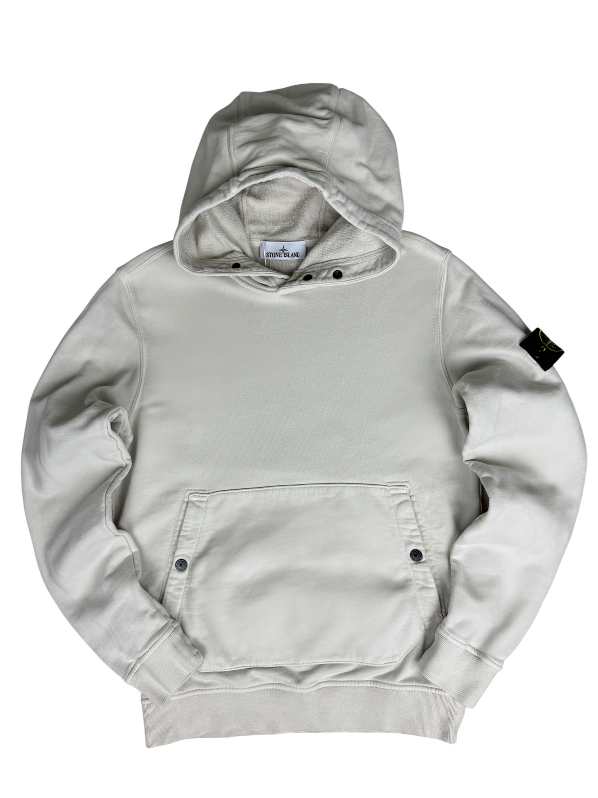 Sweat Stone Island crème taille S - Vue de face
