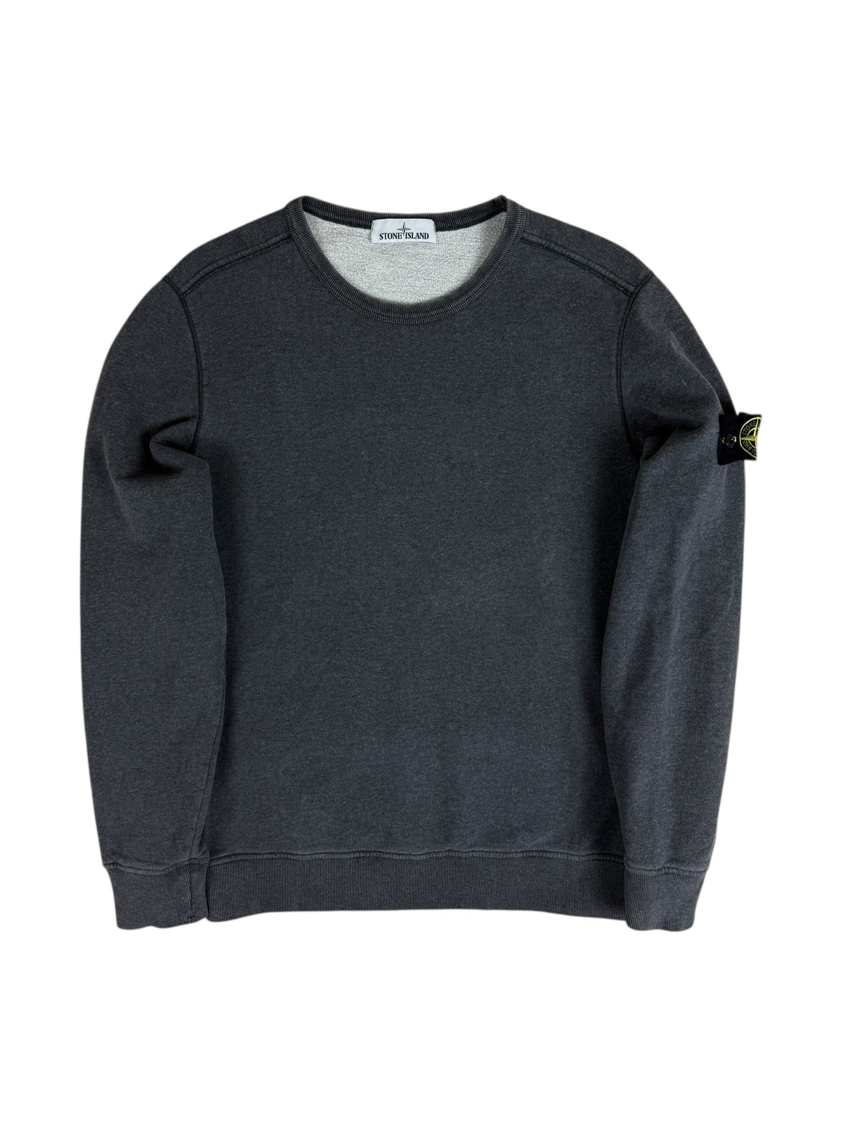 Sweat Stone Island gris taille L - Vue de face