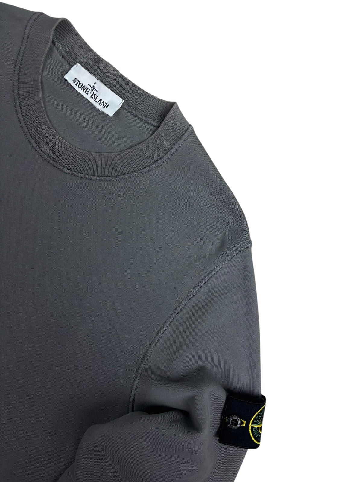 Sweat Stone Island gris taille M - Vue de dos
