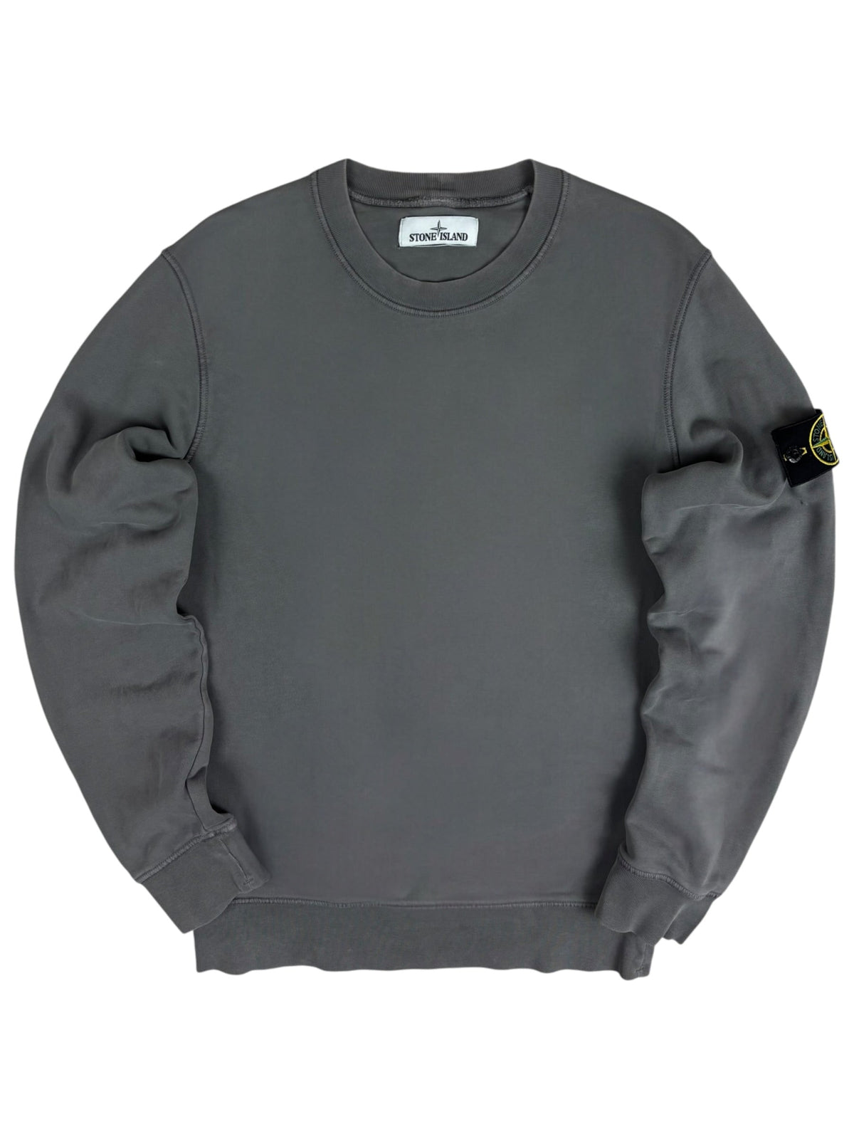 Sweat Stone Island gris taille S - Vue de face