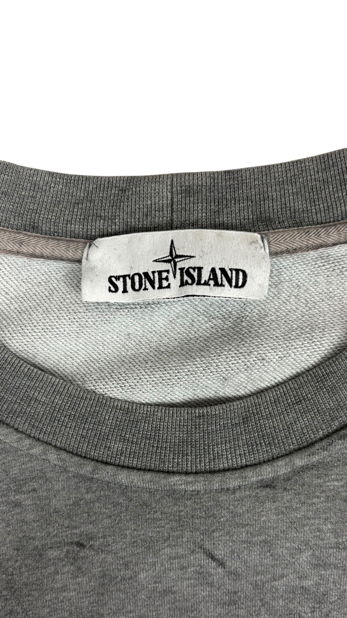 Sweat Stone Island gris taille XL - Détail