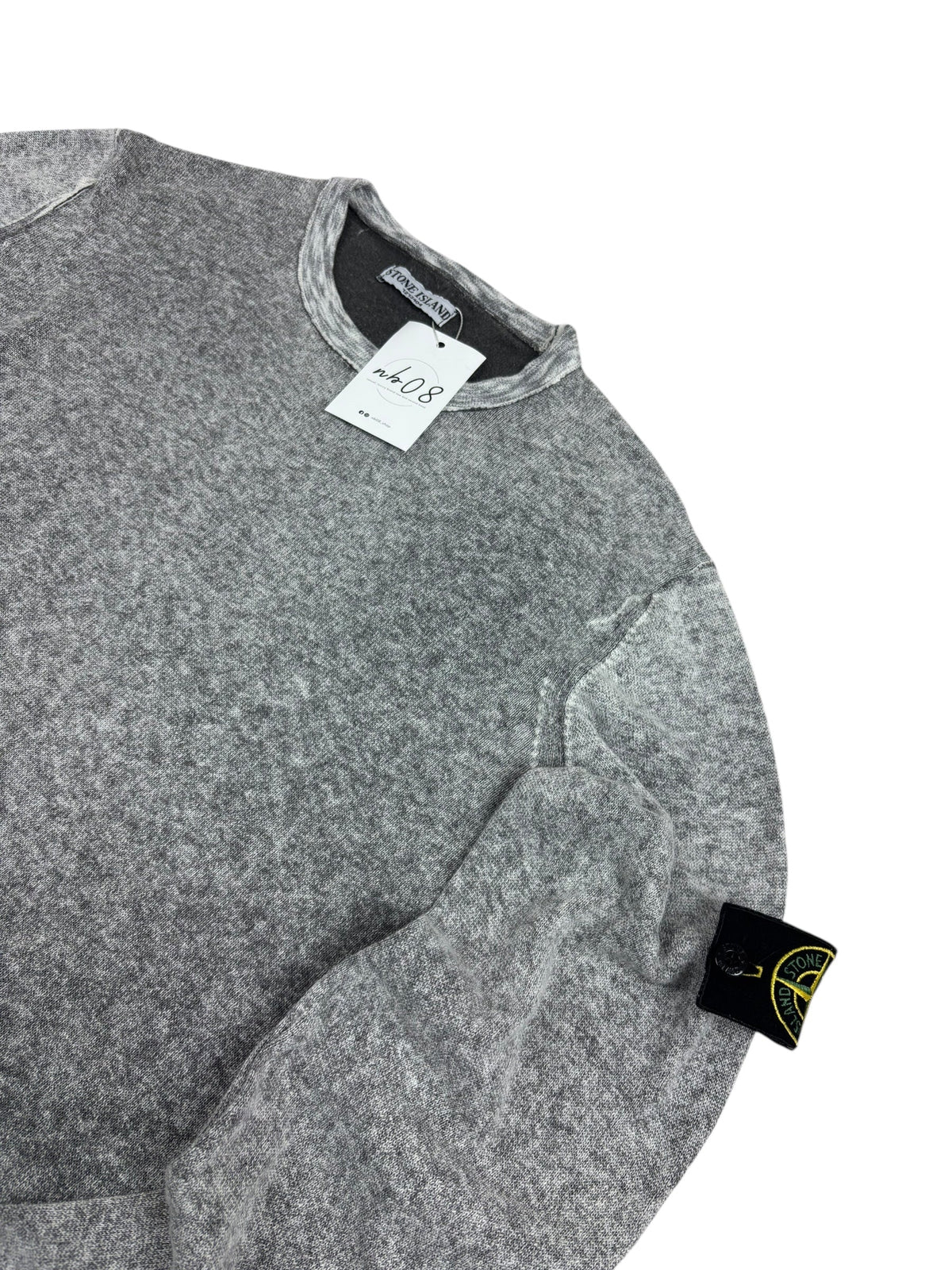 Sweat Stone Island gris taille XL - Vue de dos