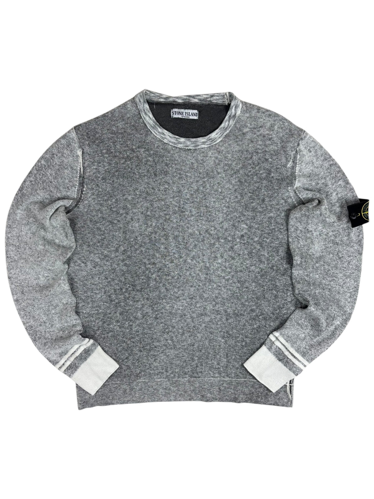 Sweat Stone Island gris taille XL - Vue de face