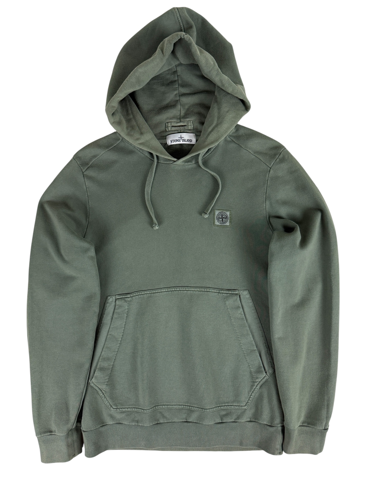 Sweat Stone Island kaki taille L - Vue de face