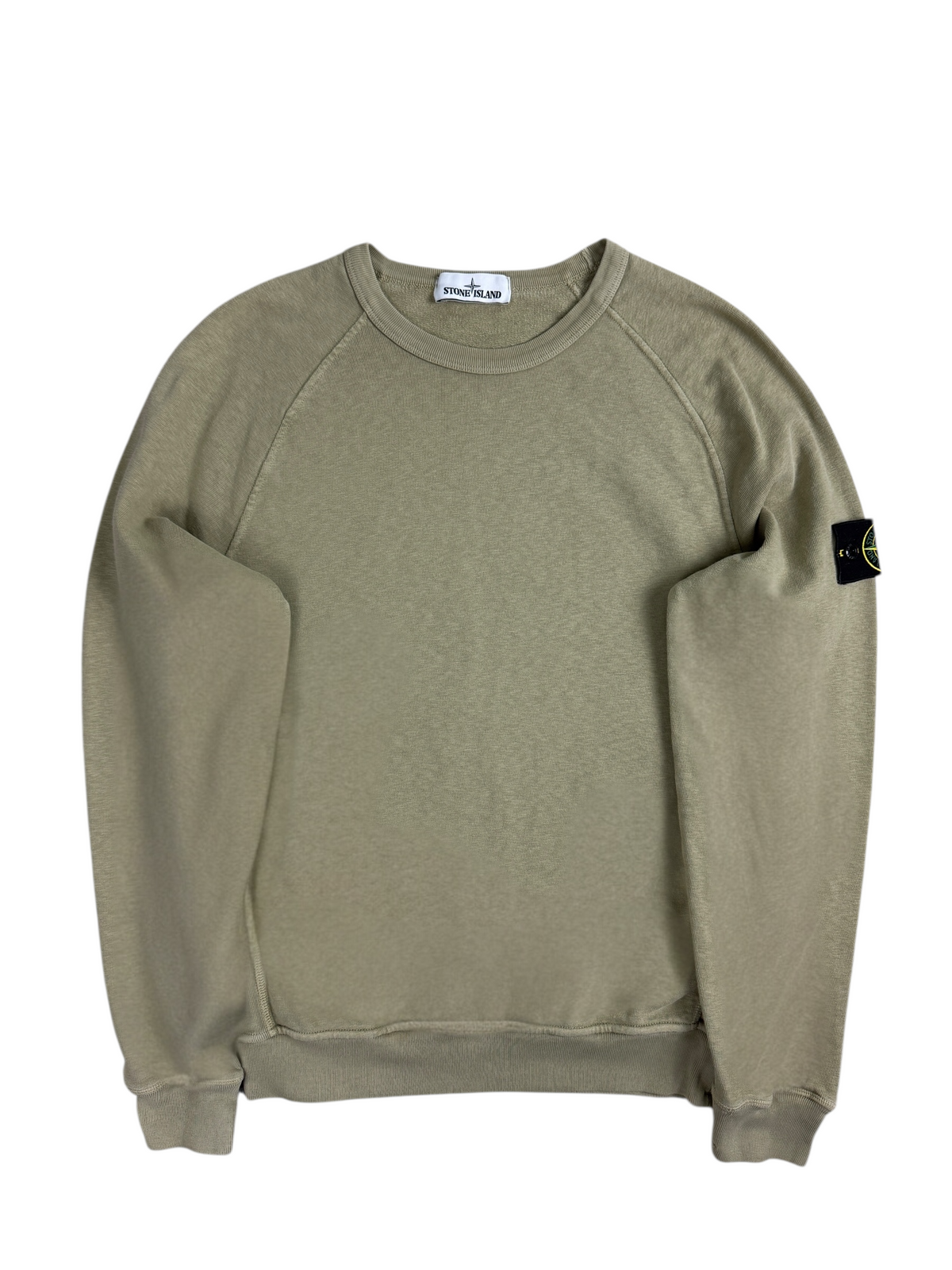 Sweat Stone Island kaki taille M - Vue de face