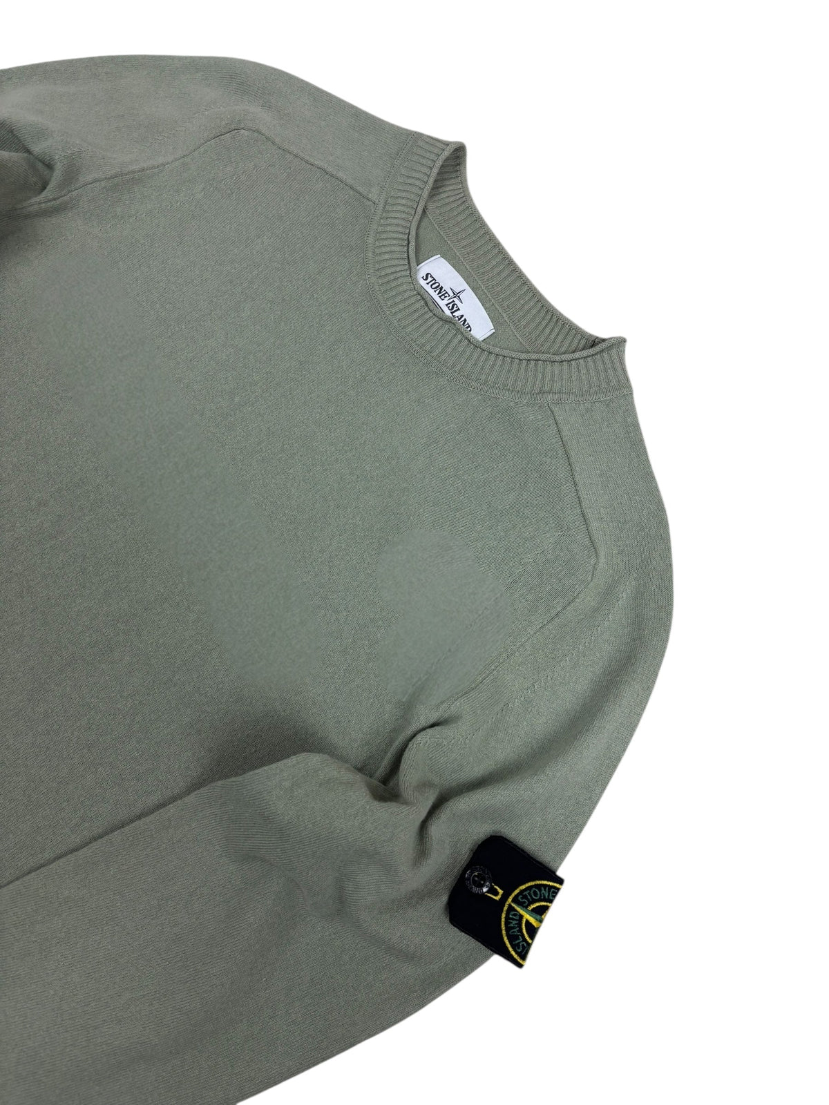 Sweat Stone Island kaki taille S - Vue de dos