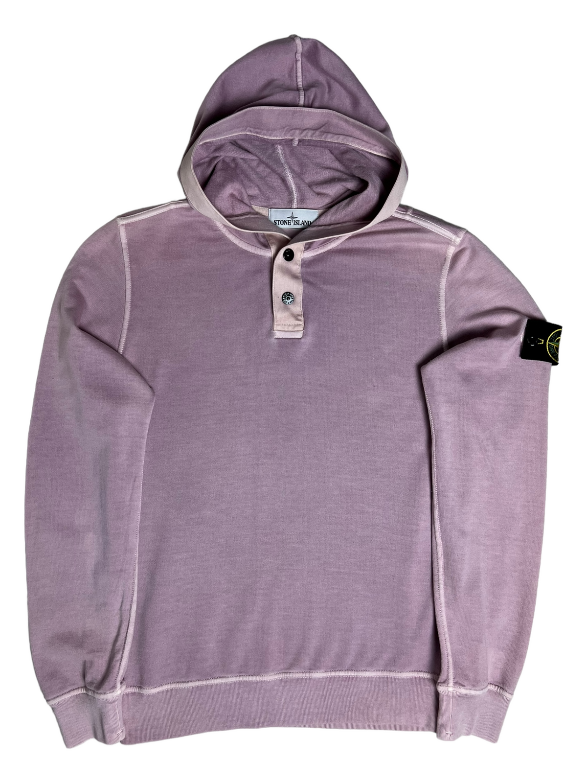 Sweat Stone Island lila taille S - Vue de face