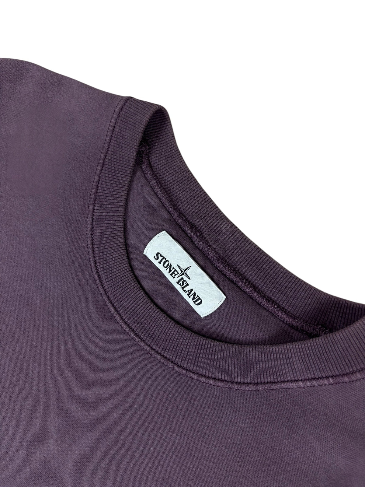 Sweat Stone Island mauve taille M - Détail