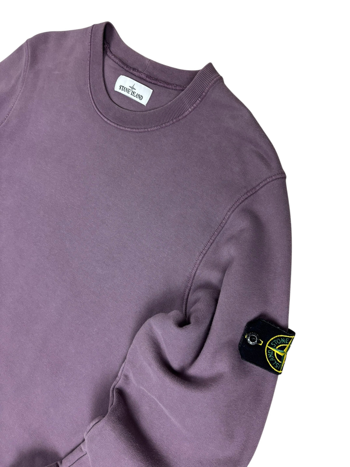 Sweat Stone Island mauve taille M - Vue de dos