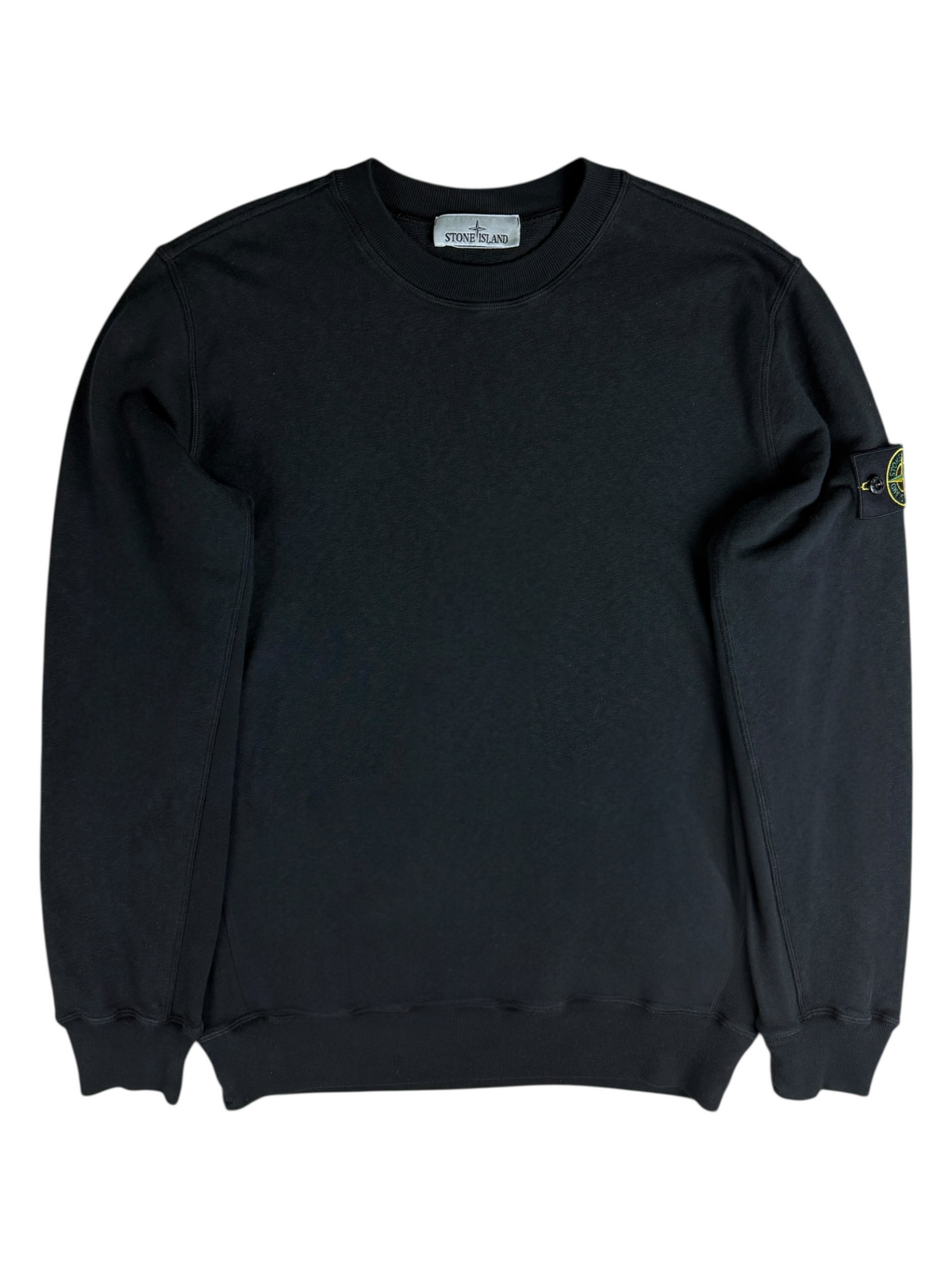 Sweat Stone Island noir taille M - Vue de face