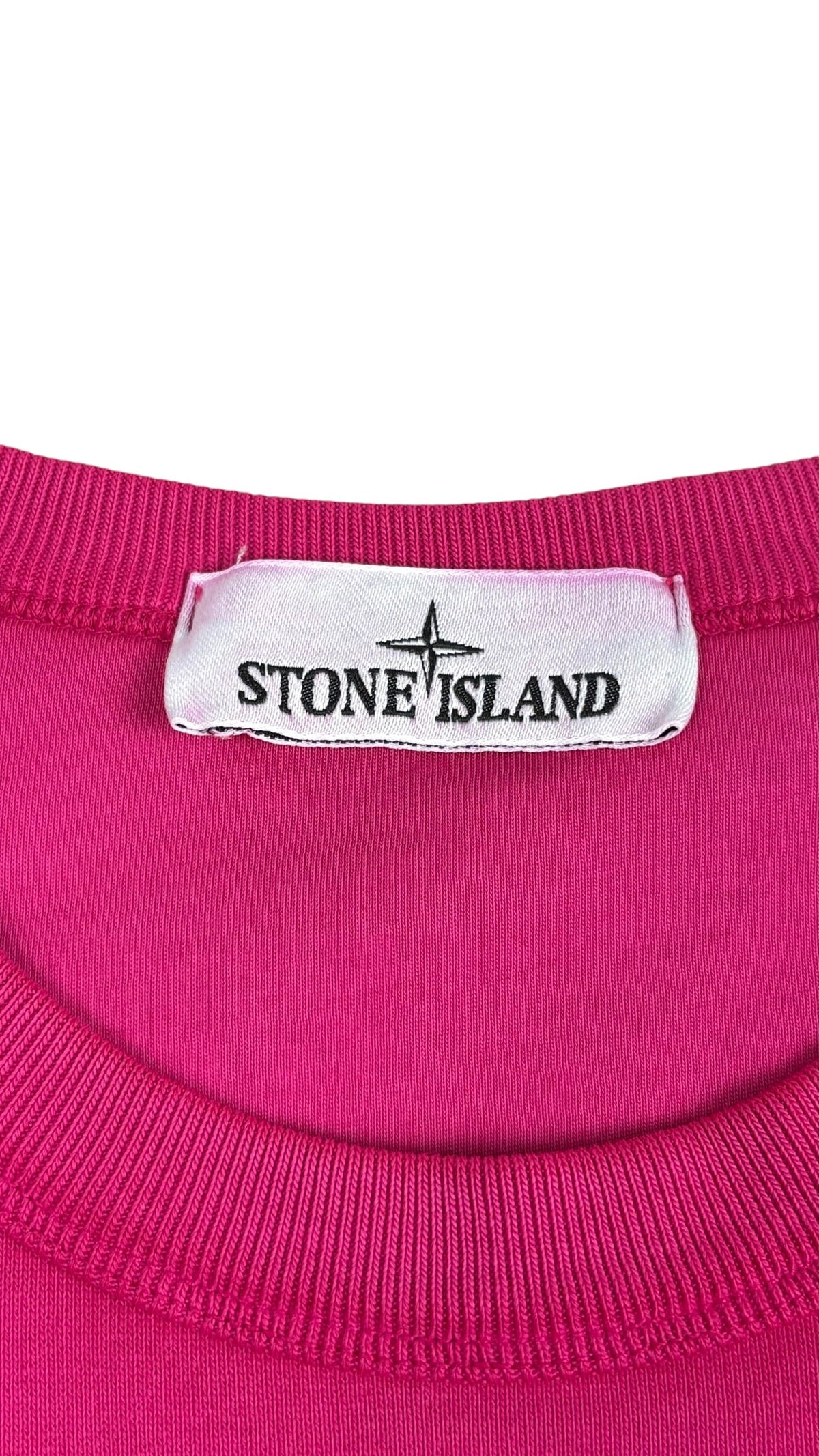 Sweat Stone Island rose taille S - Détail