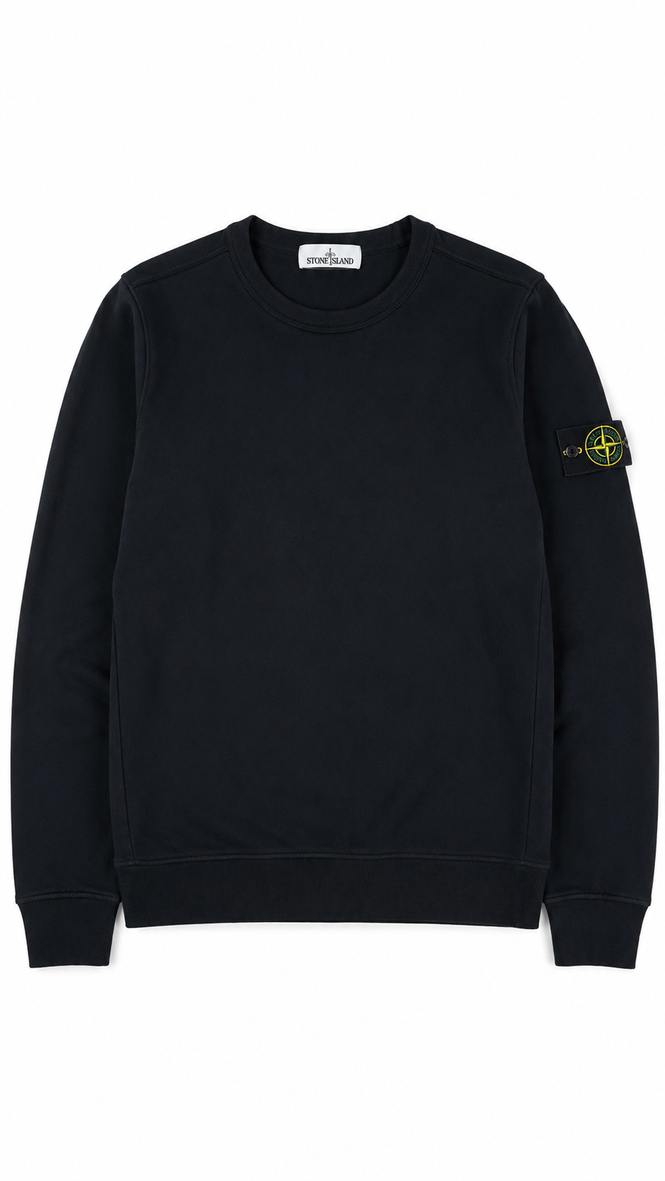 Sweat-shirt Crewneck Stone Island noir taille M, seconde main authentifiée NB08 — vue 1