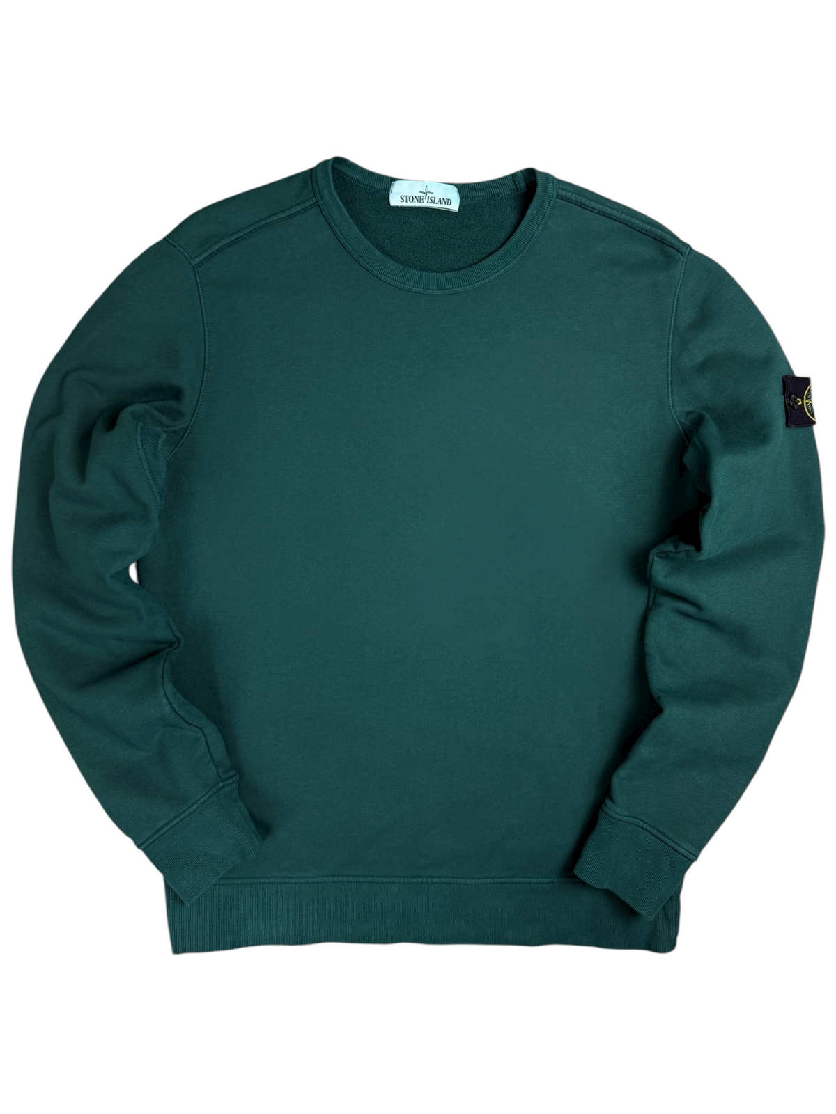Sweat Stone Island vert taille L - Vue de face