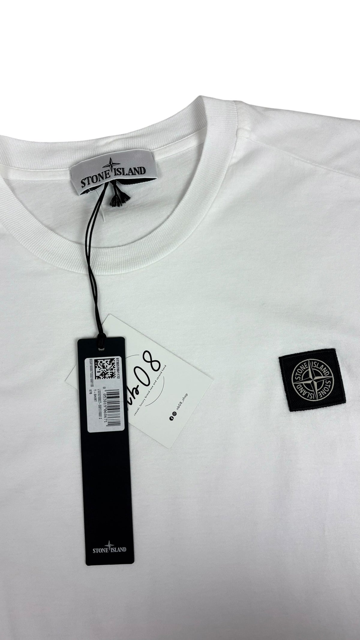 Tee-shirt Stone Island blanc neuf Collection 2026 - vue 2/3