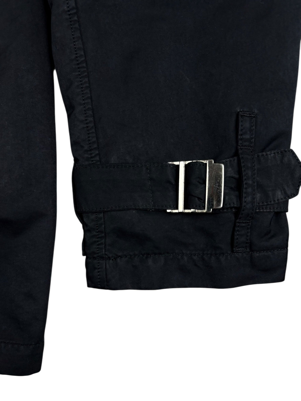 Trench Coat Stone Island noir taille L - Vue côté