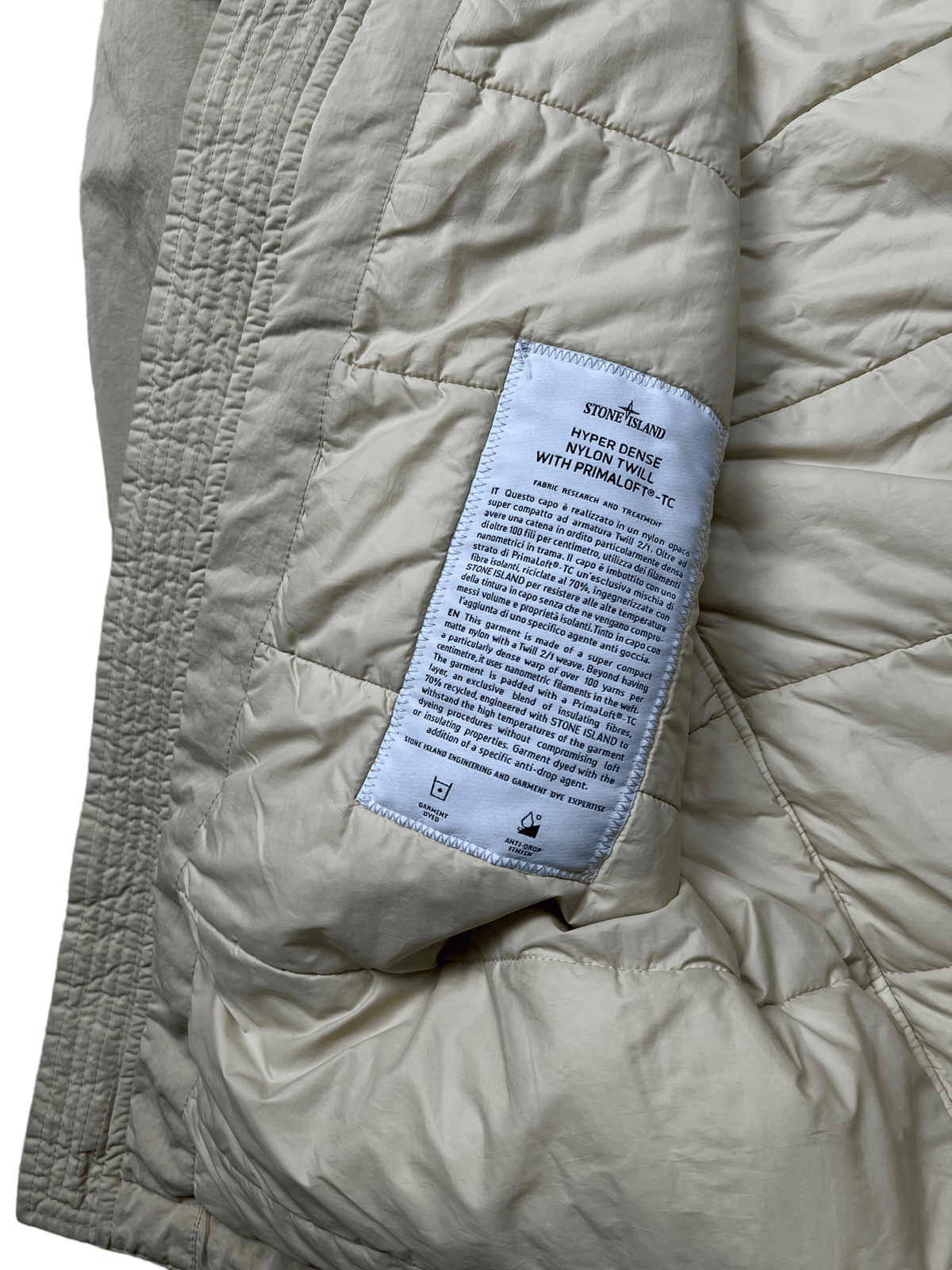 VESTE STONE ISLAND HYPER DENSE NYLON TWILL - NB08 SHOP
