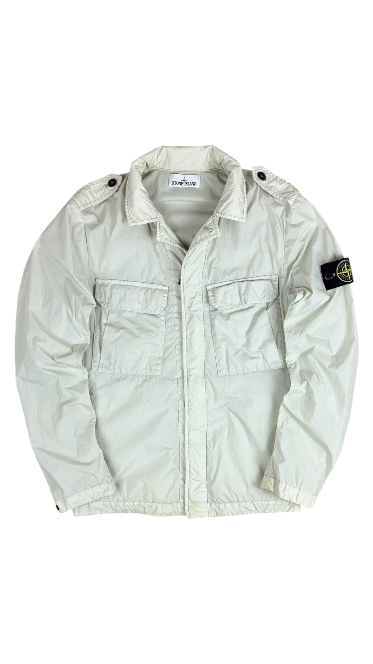 Veste Stone Island blanc cassé taille S - Vue de face