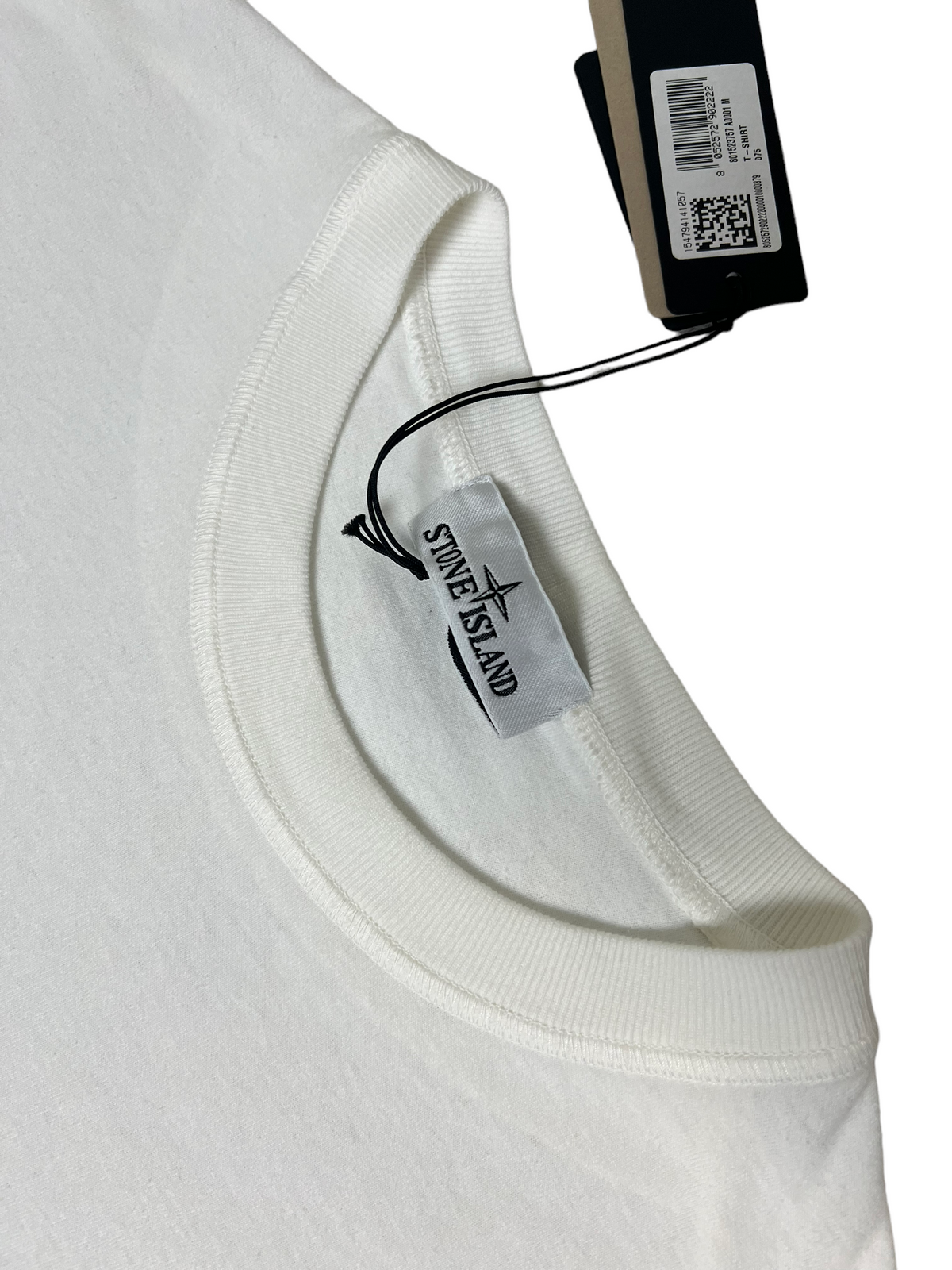 Veste Stone Island blanc taille M - Détail