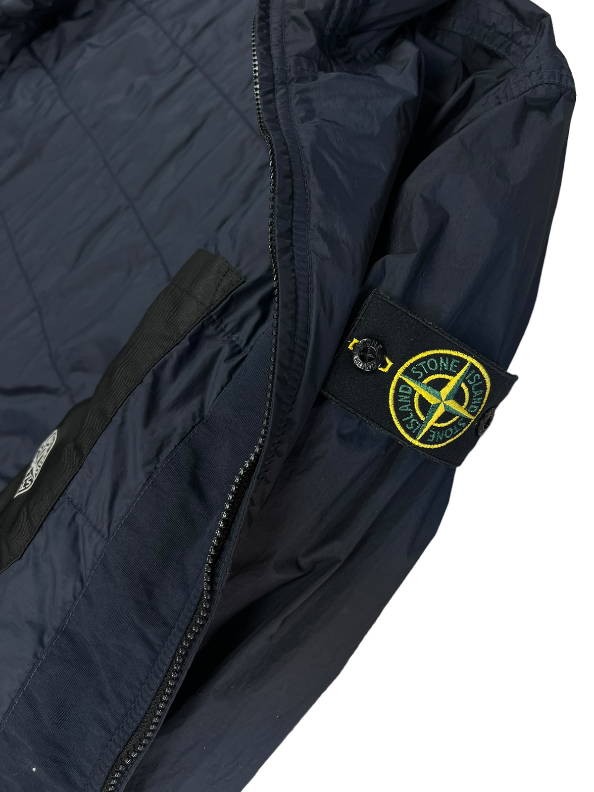 Veste Stone Island bleu marine taille L - Détail