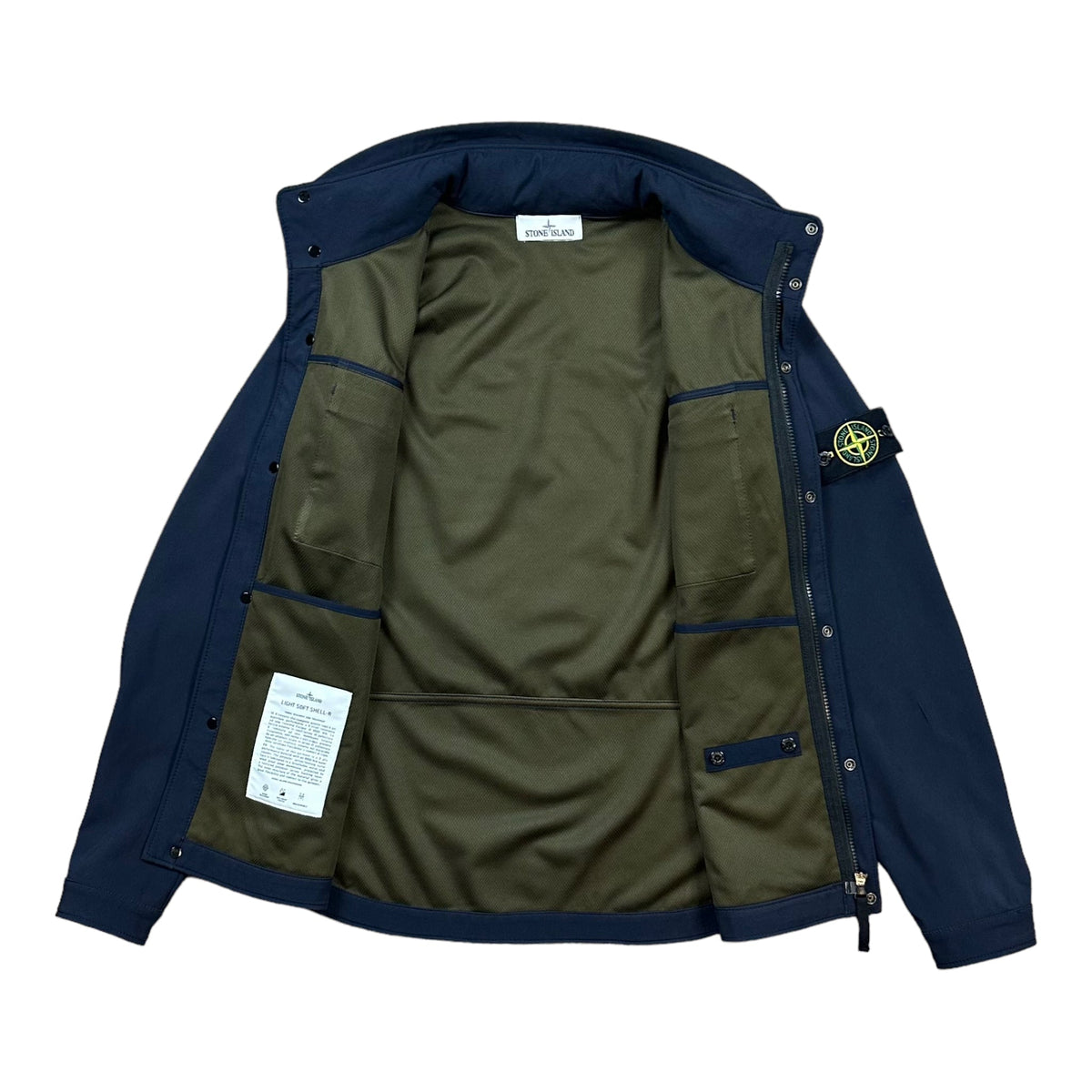 VESTE À CAPUCHE STONE ISLAND LIGHT SOFT SHELL-R - NB08