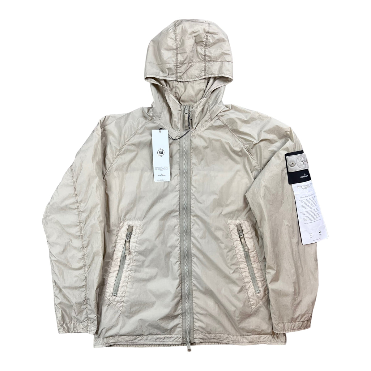 VESTE RÉVERSIBLE STONE ISLAND STRETCH WOOL NYLON GHOST PIECE - NB08
