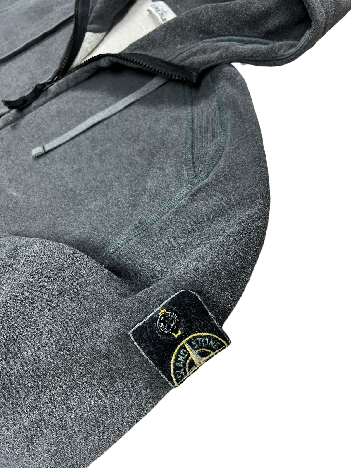 Veste Stone Island gris taille L - Vue de dos