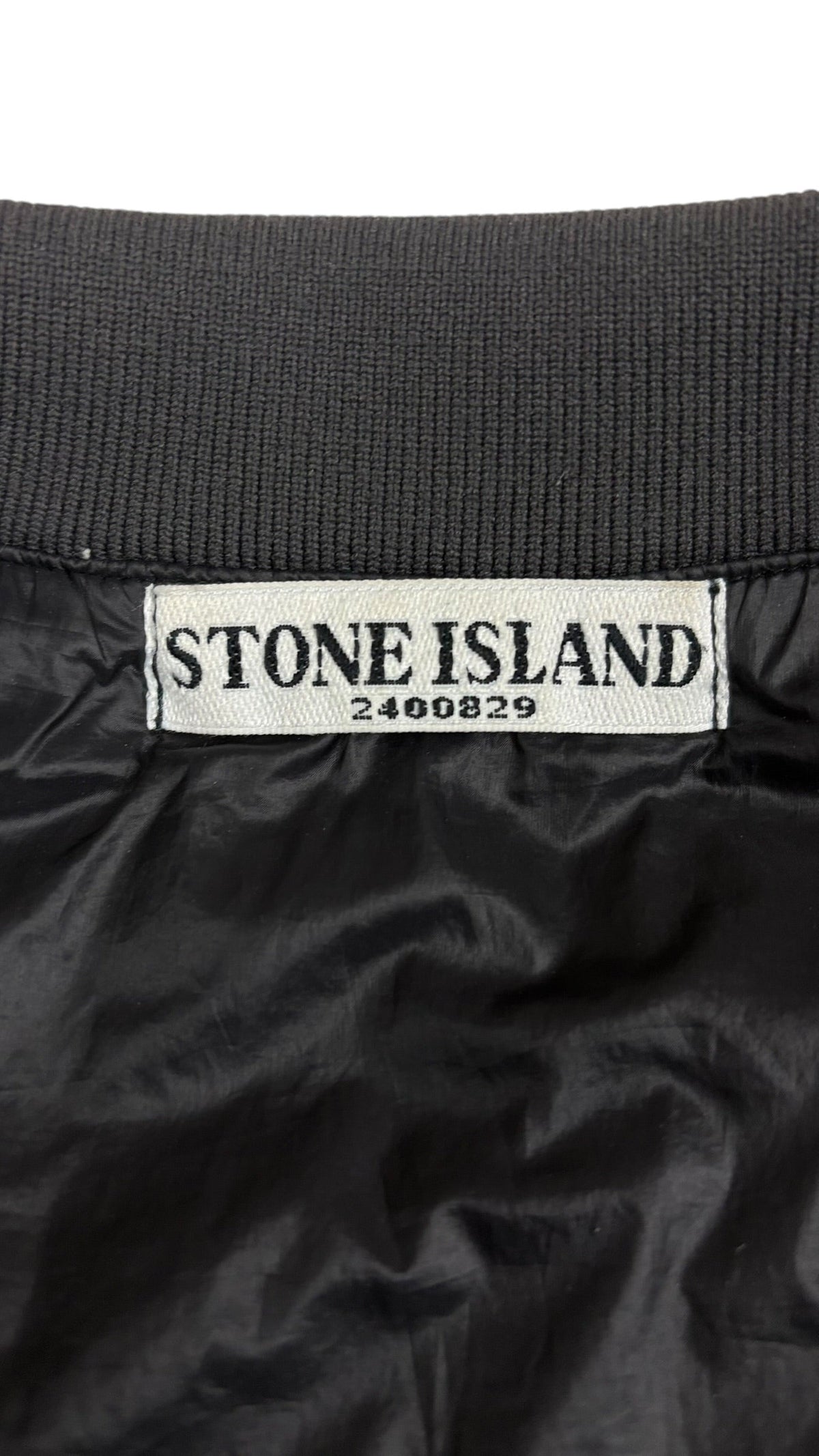 Veste Stone Island gris taille S - Détail