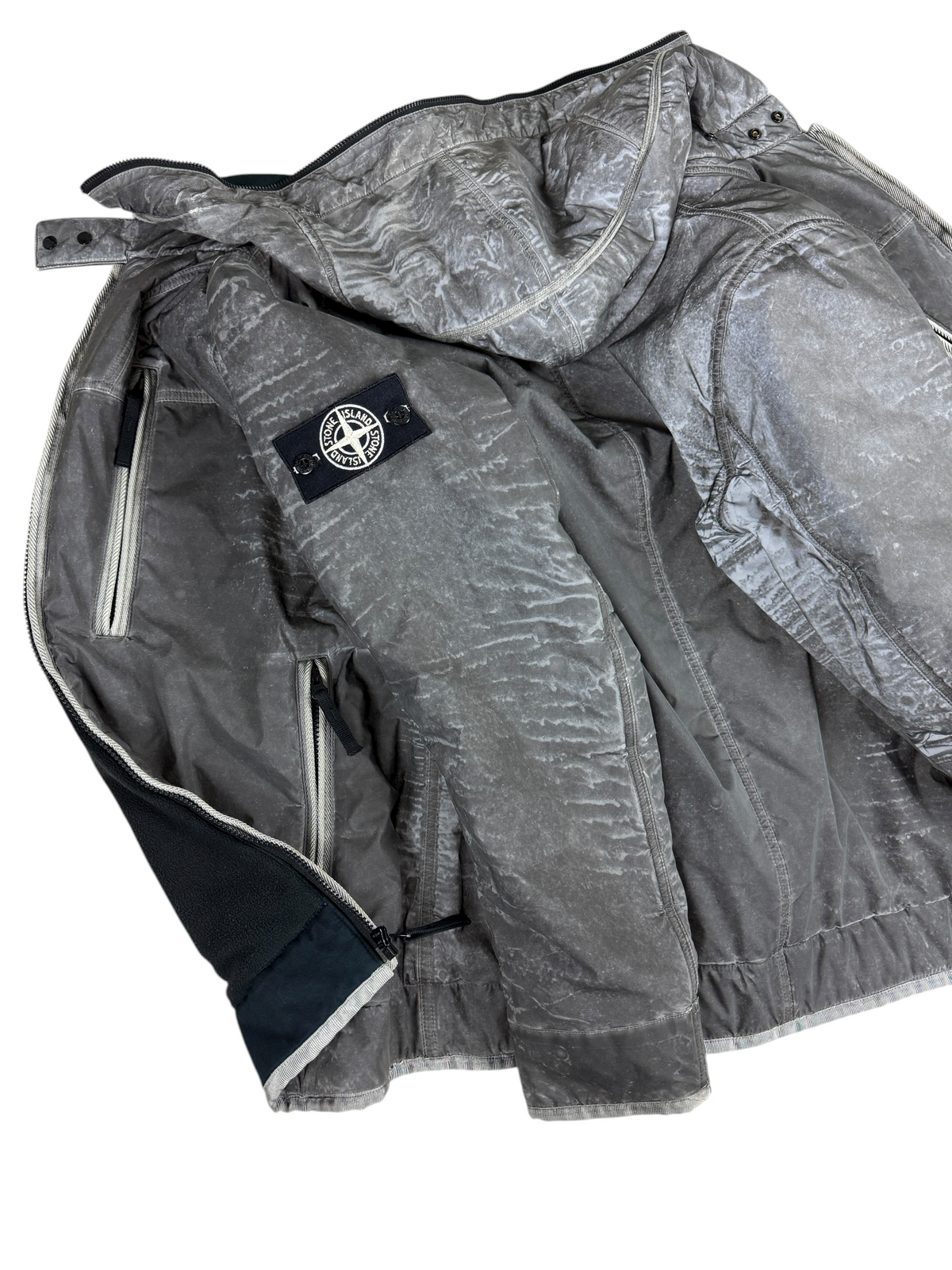 Veste Stone Island gris taille XL - Vue 8