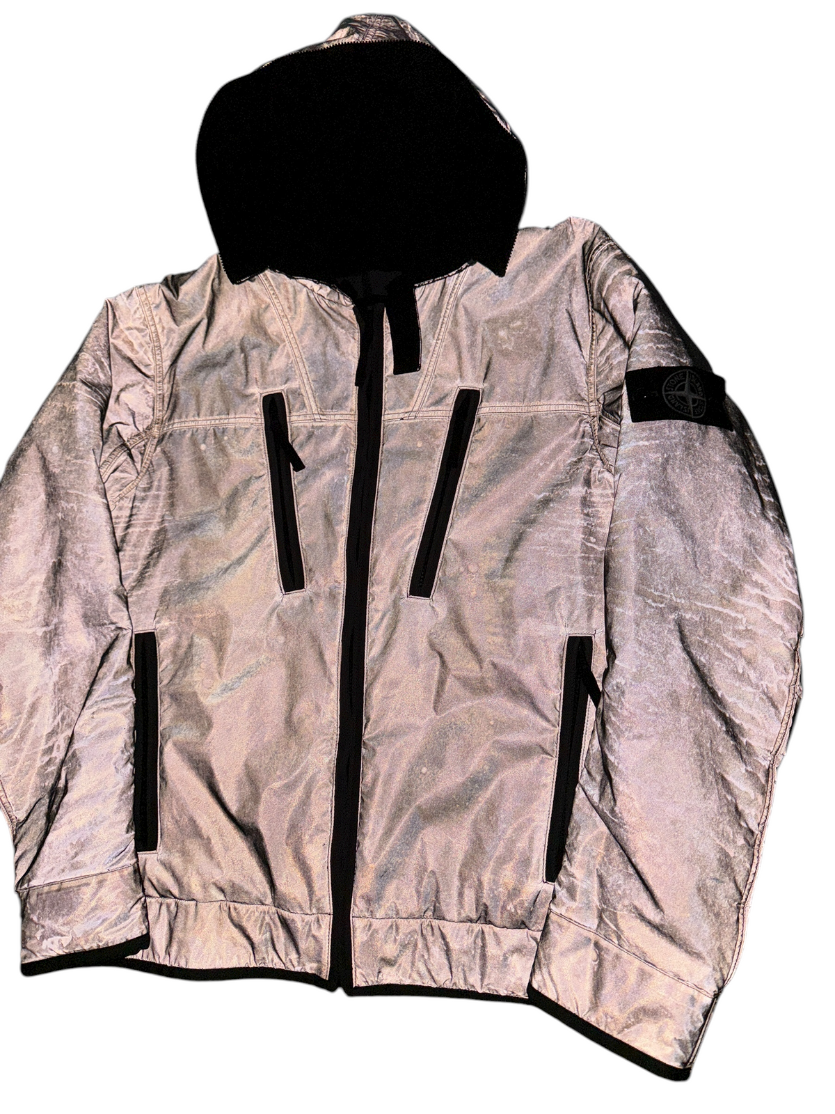 Veste Stone Island gris taille XL - Vue côté