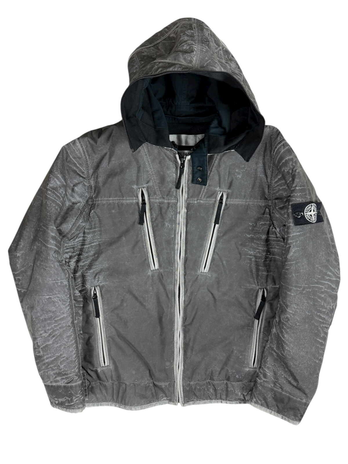 Veste Stone Island gris taille XL - Vue de dos
