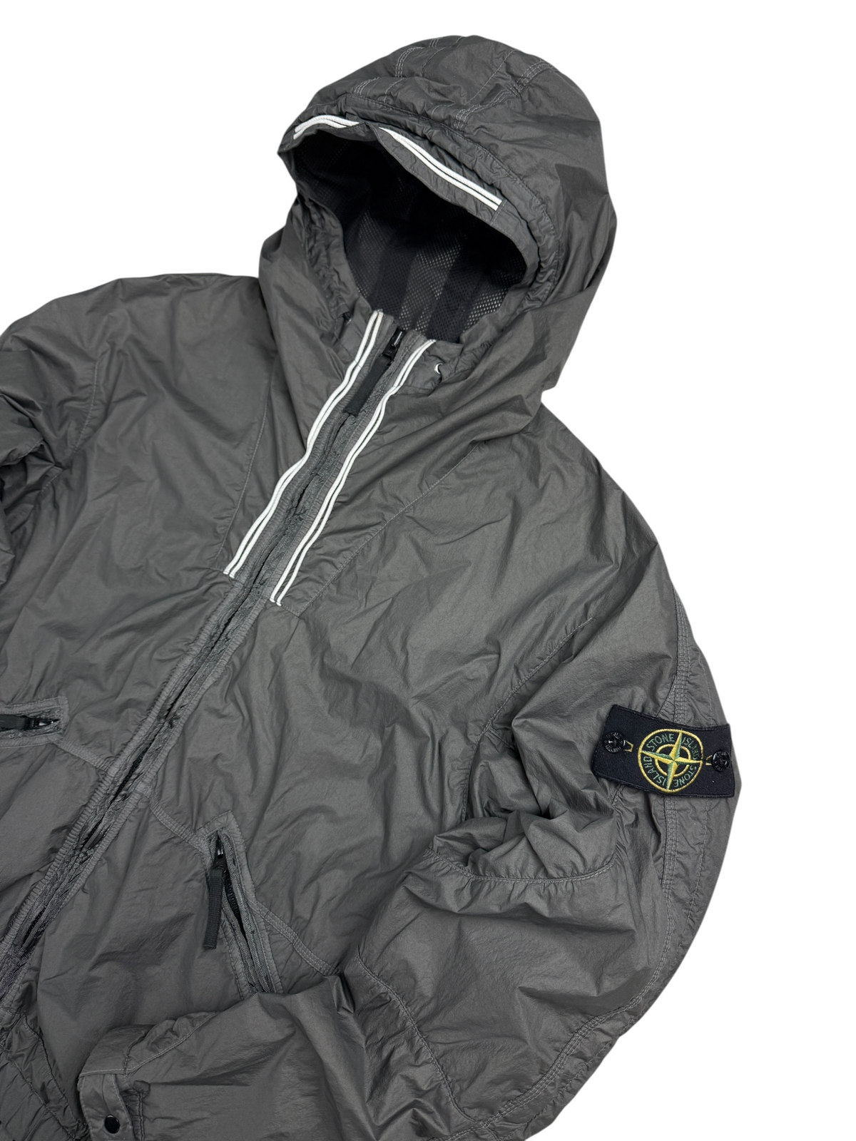 Veste Stone Island gris taille XL - Vue de dos
