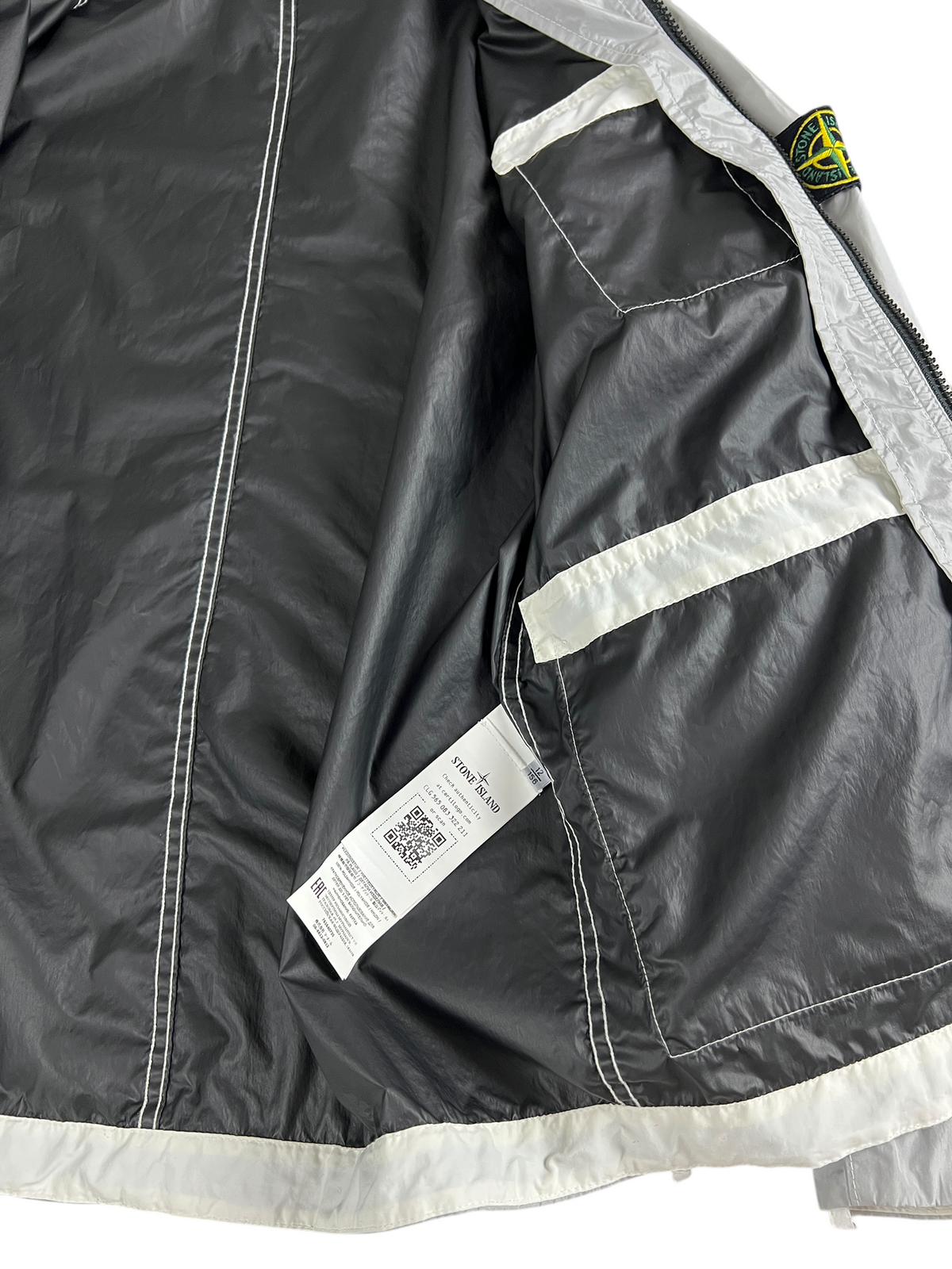 Veste Stone Island gris taille XS - Vue côté