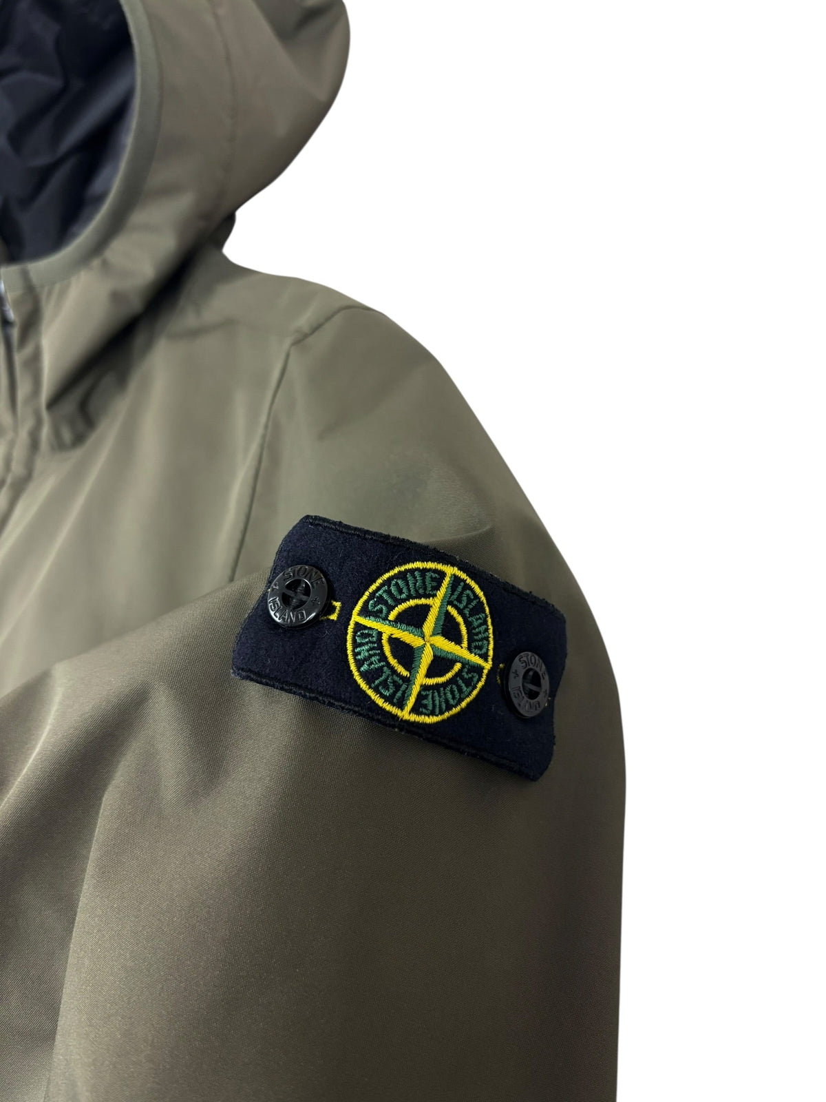 Veste Stone Island kaki taille 14 ans - Vue de dos