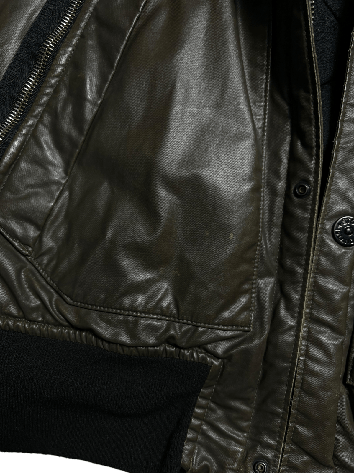 VESTE STONE ISLAND WAXED ICE 2 - NB08 SHOP