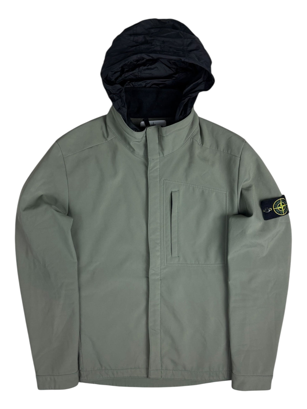 Veste Stone Island kaki taille L - Vue de dos