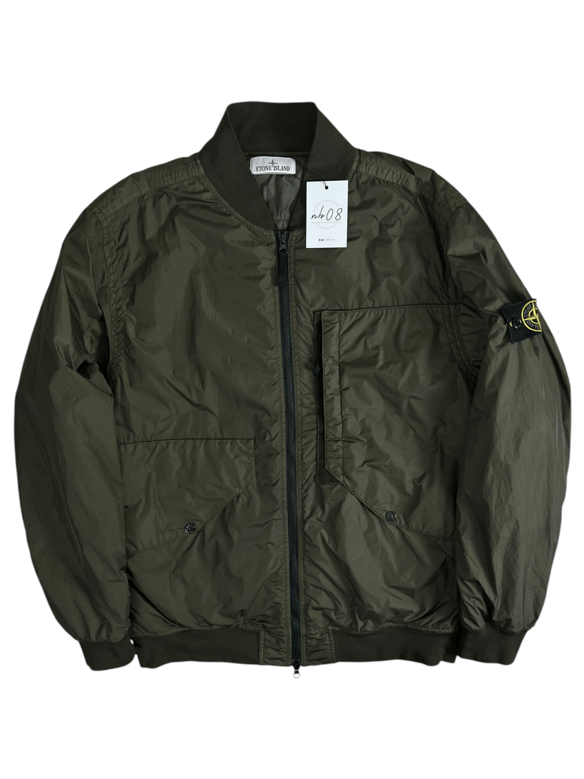 VESTE STONE ISLAND GARMENT DYED CRINKLE REPS R - NY WITH PRIMALOFT - TC - NB08 SHOP