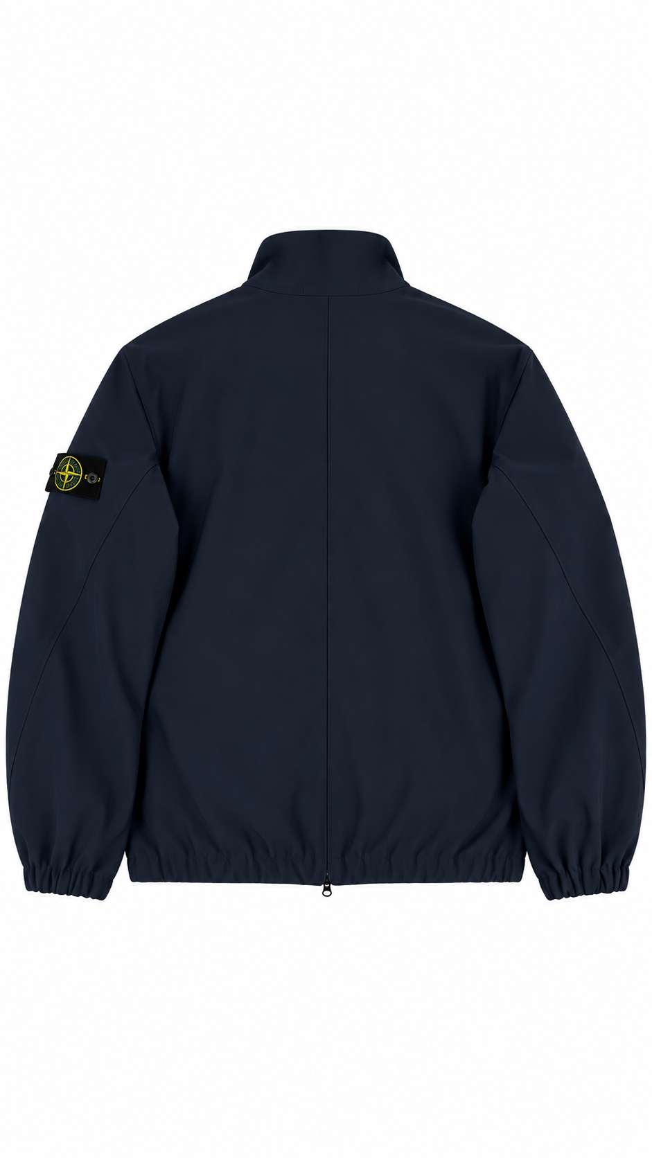 Veste Stone Island Light Soft Shell-R e.Dye Col Montant marine, vue de dos — vue 2
